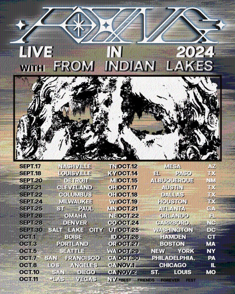 Foxing / From Indian Lakes 2024 tour