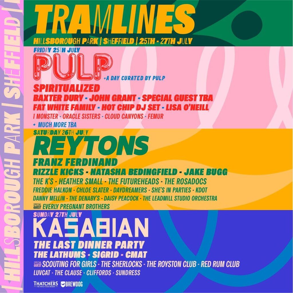 tramlines festival lineup