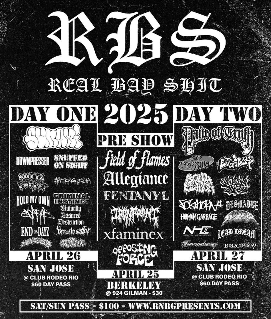 Stream the ‘Real Bay Shit’ comp with new songs from Scowl, Spy, Sunami & more Bay Area hardcore bands