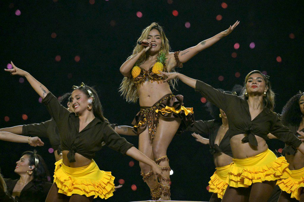 Karol G Dazzles With Tropical NFL Halftime Show in São Paulo: ‘Hey, Brazil!’