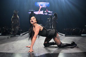 LONDON, ENGLAND - SEPTEMBER 29: (Exclusive Coverage) Lady Gaga performs on stage at The O2 Arena on September 29, 2025 in London, England. (Photo by Samir Hussein/Getty Images for Live Nation)