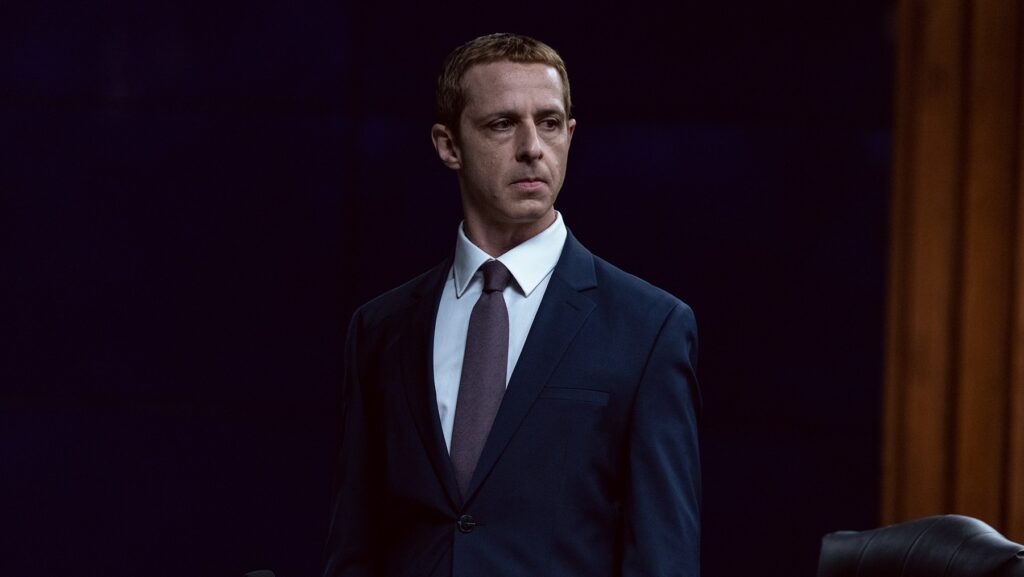 Jeremy Strong Transforms Into Mark Zuckerberg in 'The Social Reckoning' Trailer